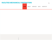 Tablet Screenshot of facilitiesmechanicalinc.com